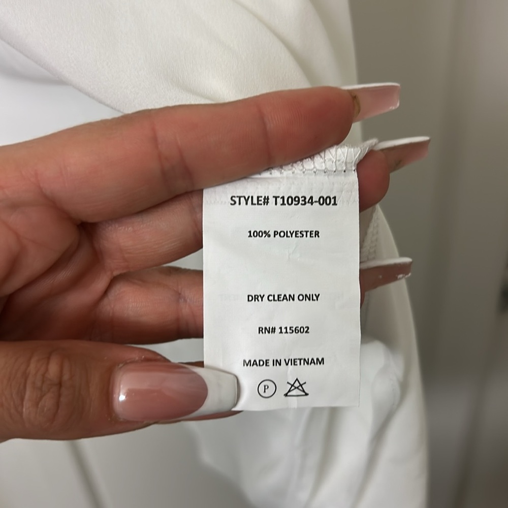 Bundle Lush Tunic Sheer Size Small black white Blouse Business Casual Work Wear - Picture 6 of 14